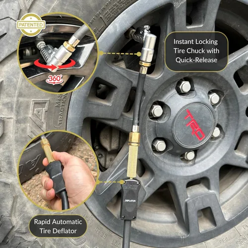 Miniatura 6 de JACO 4X4 TrailPro - Compresor de aire portátil resistente, 3.5 CFM (12V/33A) Kit de inflado de neumáticos On x Off Road
