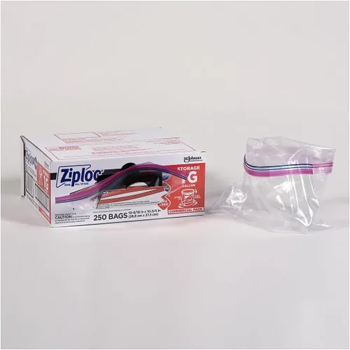 Miniatura 6 de SC Johnson Professional Ziploc Bolsas de almacenamiento con nueva tecnología Grip 'n Seal, para organización y almacenamiento de alimentos, doble
