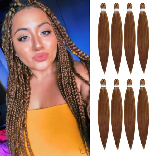 Miniatura 15 de Cabello trenzado preestirado - 12 pulgadas, 8 paquetes, cabello trenzado corto natural negro para trenzas torcidas o en caja, extensiones de cabello