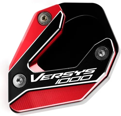 Miniatura 9 de Placa de extensión de soporte lateral de motocicleta compatible con Kawasaki Versys 1000 SE KLZ1000 SE LT+ 2015-2022 Soporte para almohadilla