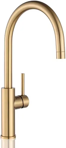 Miniatura 10 de Achelous Grifo de cocina negro y dorado con rociador magnético extraíble, grifos de fregadero de cocina de acero inoxidable extraíbles rv, de una