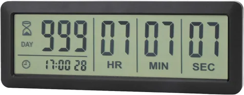 Miniatura 8 de AIMILAR - Temporizador digital de cuenta regresiva de 999 días, temporizador de cuenta regresiva para vacaciones, jubilación, boda, laboratorio