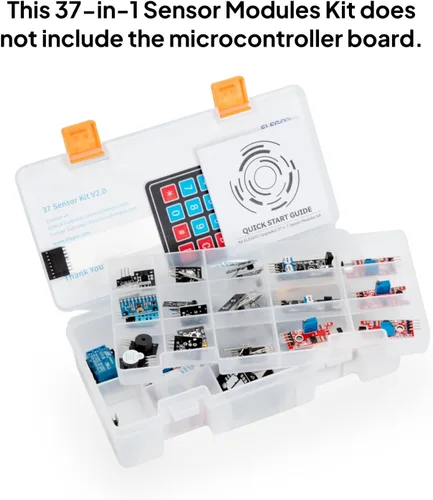 Miniatura 2 de ELEGOO Kit de módulos de sensor 37 en 1 actualizado con tutorial compatible con R3 MEGA 2560 Nano