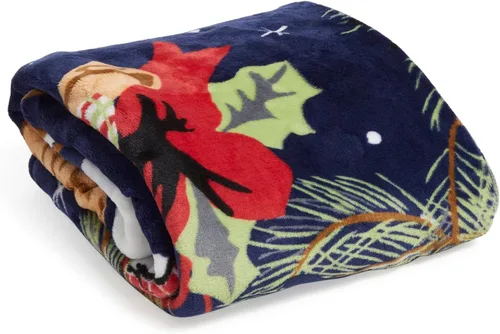 Miniatura 31 de Vera Bradley Manta de felpa de forro polar Botánico Paisley Rosa