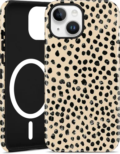 Miniatura 8 de Jusy Compatible con MagSafe Brown Tortoise Shell Print Phone Case para iPhone 7/8/SE, funda protectora magnética de lujo de TPU suave
