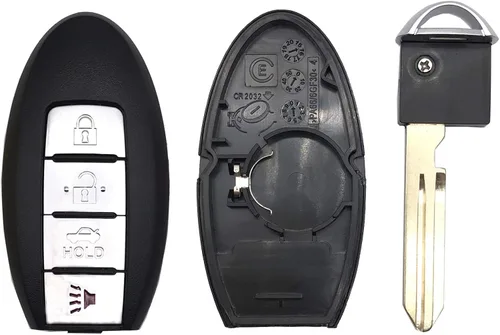 Miniatura 3 de Funda para llavero inteligente con control remoto para Nissan Altima Maxima Murano Infiniti KR55WK48903 Reemplazo sin llave para llavero