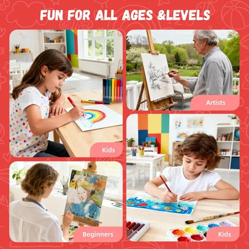 Miniatura 2 de Simetufy Paquete de 12 tableros de lienzo de 9 x 12 pulgadas para pintar paneles de lienzo, imprimados con gesso sin ácidos, 100% algodón
