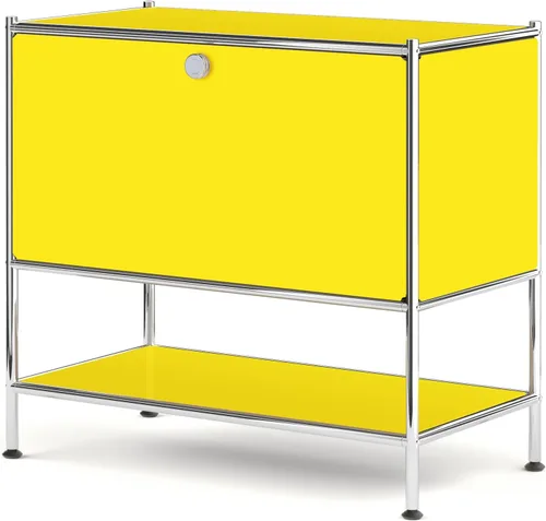 Miniatura 14 de Mesa auxiliar de metal con puerta de solapa, 27.5 pulgadas de altura, muebles modernos de bricolaje para el hogar, oficina, vestíbulo, dormitorio