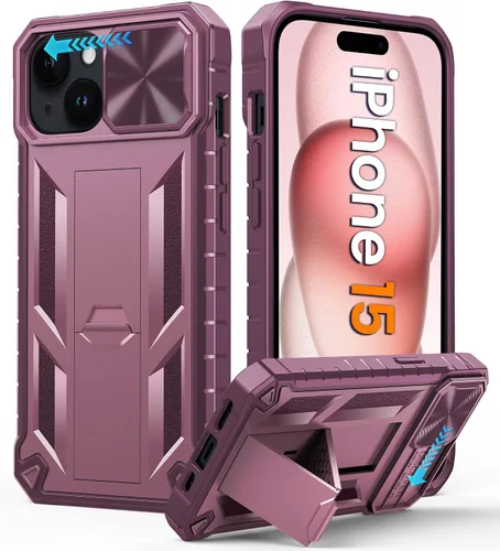 Miniatura 76 de FNTCASE for iPhone 11-Pro Phone Case: Military Grade Drop Proof Mobile Cover with Kickstand & Slide Rugged Shockproof Bumper Heavy Duty Protector