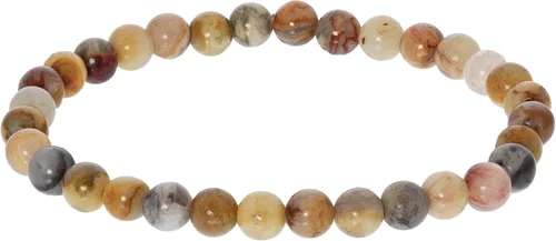 Miniatura 105 de Gem Avenue Handmade Round Bead Stretch Bracelet Unisex Natural Stone Beaded Jewelry for Men & Women, Elastic Wristband for Daily Wear