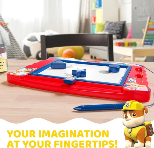 Miniatura 7 de Lollipop PAW Patrol Tablero de Dibujo Magnético con Lápiz y 3 Sellos, para Niños o Niñas (Azul)