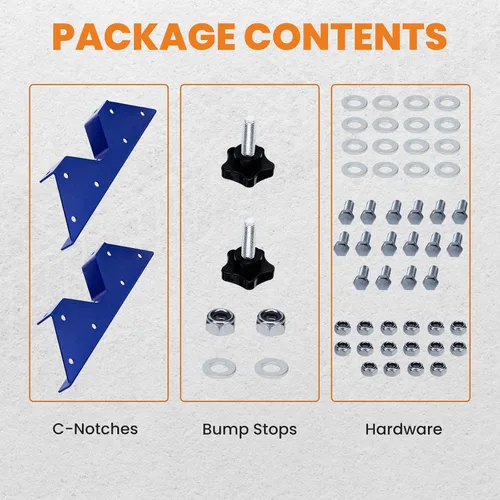 Miniatura 7 de Kit de muesca en C trasera para Chevrolet C10 C15 C1500 1973-1987 2WD, para GMC C10 C15 C1500 1973-1987 2WD