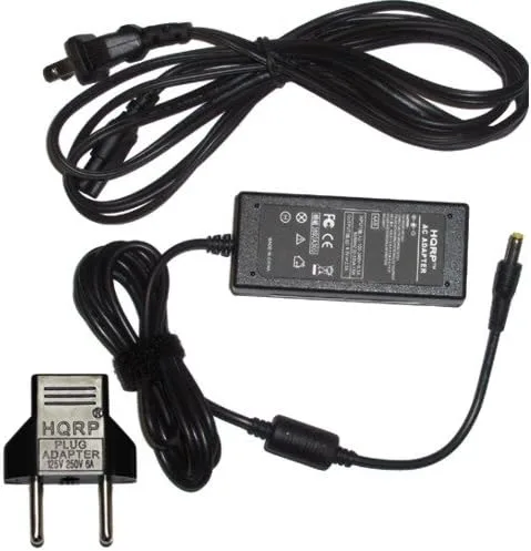 HQRP Adaptador de CA para teclados Casio CTK-3200 / CTK3200 / CTK-4200 / CTK4200 / CTK-4400 / CTK4400 Cable de alimentación de teclados más
