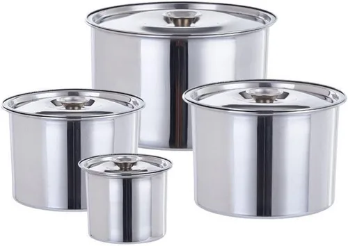 Miniatura 8 de Cabilock Cubierta de taza de café de acero inoxidable 8 unids tapas de tapa de taza de agua de metal tapa de taza de té 3.9 in 4.7 in 5.5 in 6.3 in
