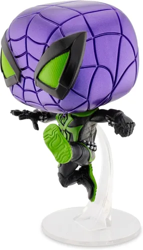 Miniatura 3 de Funko Pop! Games: Marvel's Spider-Man: Miles Morales - Traje de lluvia púrpura Miles