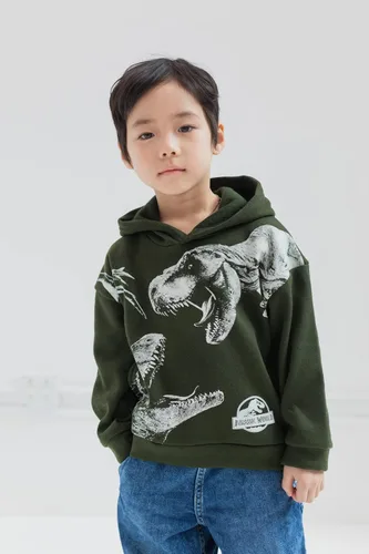 Miniatura 2 de Jurassic World Dinosaur T-Rex - Sudadera con capucha de forro polar para niños pequeños y grandes