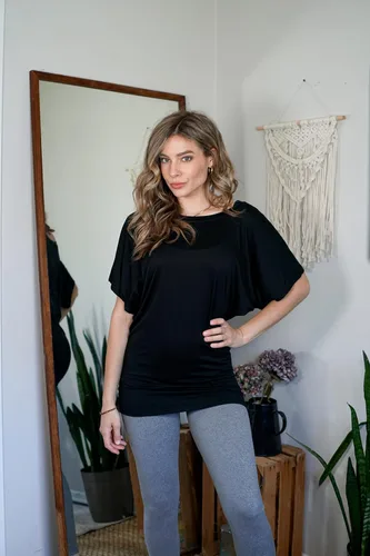 Miniatura 3 de FREE TO LIVE - Paquete de 3 camisetas de manga corta dolman para mujer