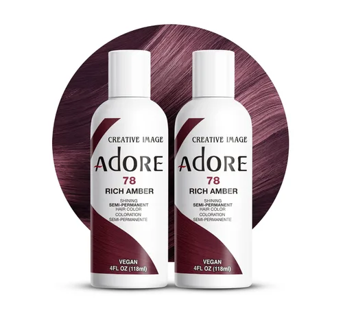 Miniatura 132 de Adore Tinte de Cabello Semipermanente (052 French Cognac) Tinte para el Cabello Castaño Vegano y sin Crueldad Animal Sin Amoníaco, Sin Peróxido