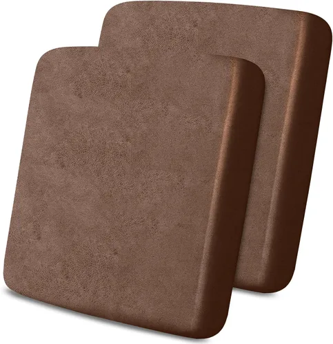 Miniatura 43 de Fundas de cojín tipo cuero para sofá, juego de fundas protectoras de muebles para sillón seccional, sofá biplaza de tela de elastano elástica