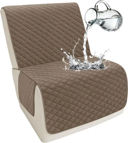 Miniatura 62 de Arfntevss Fundas para sofá seccional reclinable para sofá seccional en forma de L, funda antideslizante lavable para sofá reclinable con forma de L