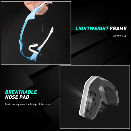 Miniatura 5 de SCVCN Gafas de ciclismo fotocromáticas para hombres y mujeres, UV400, gafas deportivas para jóvenes, a prueba de viento, para béisbol, golf 10