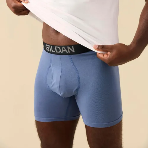Miniatura 6 de Gildan - Calzoncillos tipo bóxer elásticos de algodón para hombre, paquete múltiple