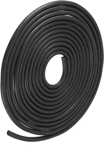 METALLIXITY Tira de sellado de goma de espuma (0.079 in de diámetro x 19.7 ft de largo), 1 unidad, tira redonda de goma EPDM para reparación de
