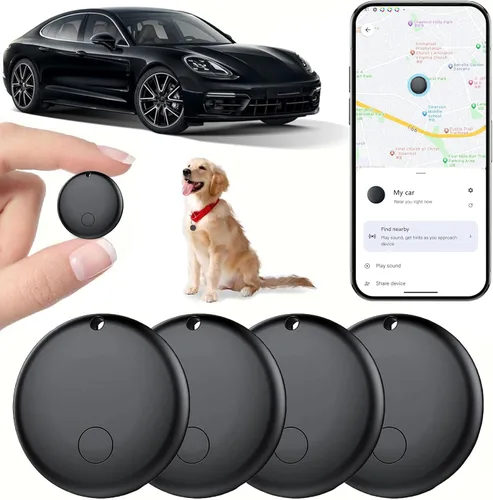 Rastreador GPS Android para vehículos, dispositivo de seguimiento oculto para vehículos, rastreador de automóvil sin suscripción, funciona con Find