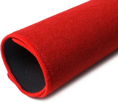 Miniatura 5 de FREEMOTOR802 Alfombrillas de nailon para automóvil, para Honda Civic 2016-2021, accesorios interiores de repuesto antideslizantes, color rojo, 4