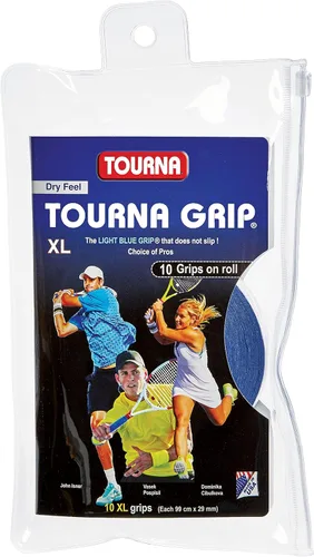 Miniatura 8 de Tourna Grip XL, agarre para raqueta de tenis, sensación seca original