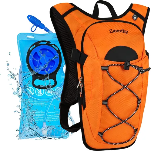 Miniatura 9 de Zavothy Hydration Backpack with 2L Hydration Bladder Water Backpack for Hiking Hydration Pack for Running Cycling Hiking