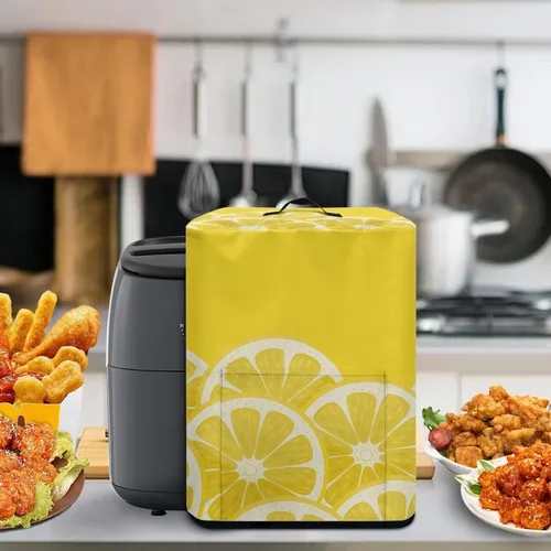 Miniatura 6 de Cubierta cuadrada para freidora de aire, accesorios para freidora de aire con bolsillo para accesorios para freidora de aire de 5 a 6 cuartos