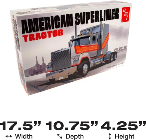 Miniatura 5 de AMT American Superliner Semi Tractor 1:24 Kit de modelo a escala