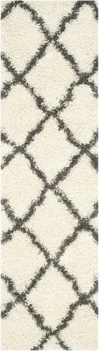 Miniatura 67 de Safavieh - Dallas Shag Collection SGD257A - Alfombra de área con diseño de enrejado de 10 x 14 pies