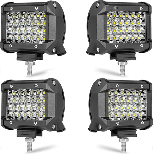 Miniatura 9 de Vainas LED: 20 unidades de 60 W, luces de punto LED de 12000 lm, luz cúbica de triple fila, luces de inundación para conducción todoterreno