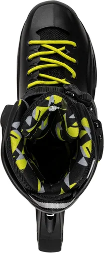 Miniatura 5 de Rollerblade RB Cruiser - Patines en línea unisex para adultos, negro/amarillo neón, patines en línea de rendimiento urbano