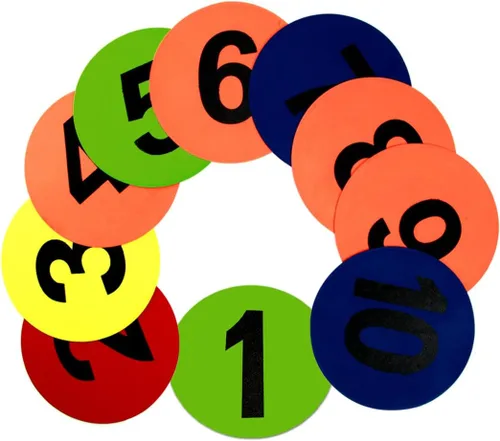 Miniatura 12 de GSi Spot Markers – Non-Slip Non-Toxic Poly Spots – Floor Markers for PE, Sports & Classroom Activities