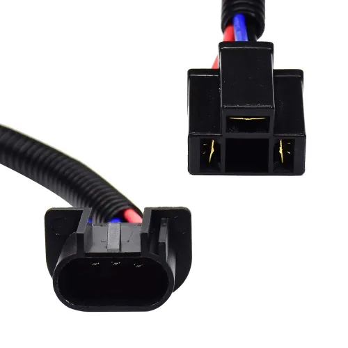 Miniatura 2 de Adaptador de extensión H13 9008 a H4 9003, arnés de cableado, conectores de conectores de conversión de faros delanteros para Jeep Wrangler JK TJ