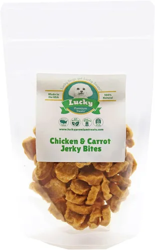 Miniatura 5 de Lucky Premium Treats Bocaditos de carne de res – Golosinas para perros pequeños, crujientes y deshidratados para aperitivos y recompensas