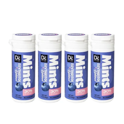 Miniatura 12 de DC24 DAILY CARE Mentas de Xilitol Sin Aspartame Sin azúcar Bajas en calorías con Eritritol Mentas para el aliento boca seca aptas