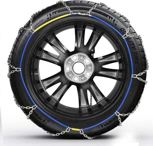 Miniatura 3 de COCO BIRD Cadenas de nieve, resistentes al desgaste, de acero de alto carbono, antideslizantes, para automóviles de pasajeros, camionetas y SUV