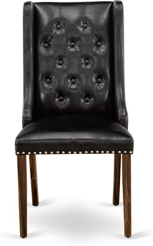 Miniatura 9 de East West Furniture I2FO5-749 Irving - Juego de muebles de habitación de 5 piezas, incluye una mesa de comedor redonda con pedestal y 4 sillas