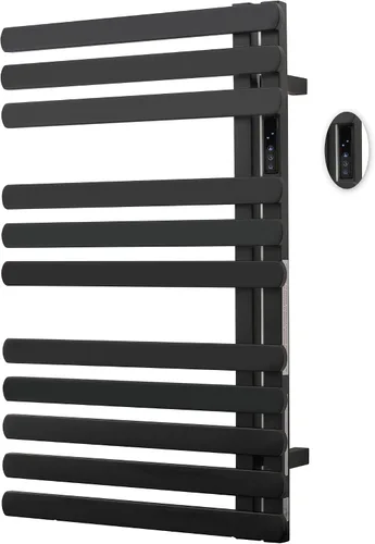 Miniatura 8 de Toalleros térmicos para baño, calentadores eléctricos de toallas para montar en la pared con temporizador y control de temperatura, calentador
