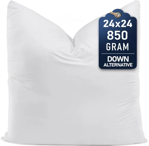 Miniatura 29 de Utopia Bedding Juego de 1 almohada (1 unidad, color blanco) – Almohadas alternativas de plumón de 12 x 20 pulgadas para cama, sofá y sofá, almohada