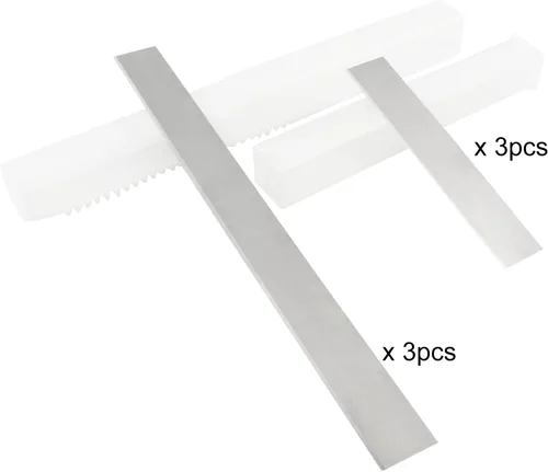 Miniatura 5 de Litoexpe 6 cortadores de arcilla polimérica, juego de cuchillas de acero al carbono, herramientas de corte de arcilla polimérica flexible para 6