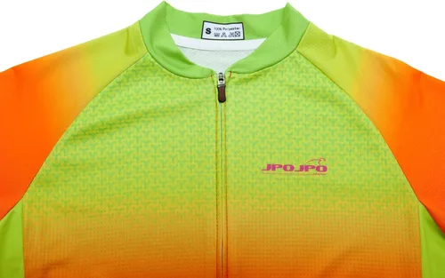 Miniatura 4 de JPOJPO Maillot de ciclismo para mujer, manga larga, otoño, color puro, camisetas de bicicleta, chaqueta de bicicleta degradada, S-3XL