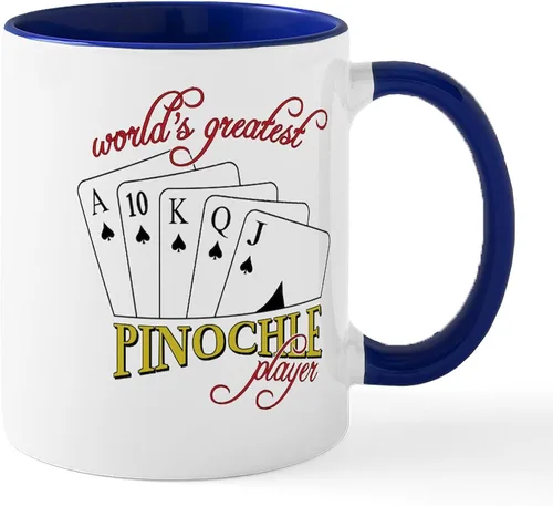 Miniatura 16 de CafePress Euchre Champ Mugs Taza de café de cerámica de 11 oz (11.0 fl oz)