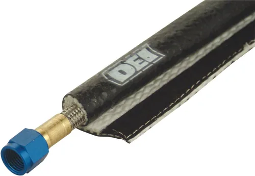 Miniatura 2 de Design Engineering 010477 Fire Wrap 3000 Funda de protección térmica de 0.625 "x 24" para cables, mangueras, etc. (con cierre de gancho y bucle)