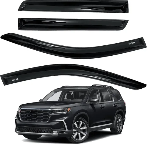 Miniatura 25 de AUXKO Protector de lluvia de ventana para Honda HRV 2023 2024 2025 2026 exterior con cinta adhesiva inastillable, protector de humo solar, visera