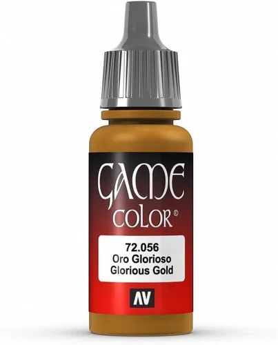 Vallejo Pintura dorada gloriosa color juego, 0.6 fl oz Oro glorioso